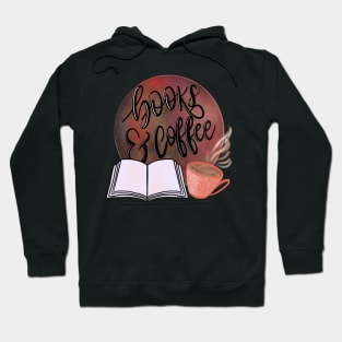 Books and coffee Hoodie